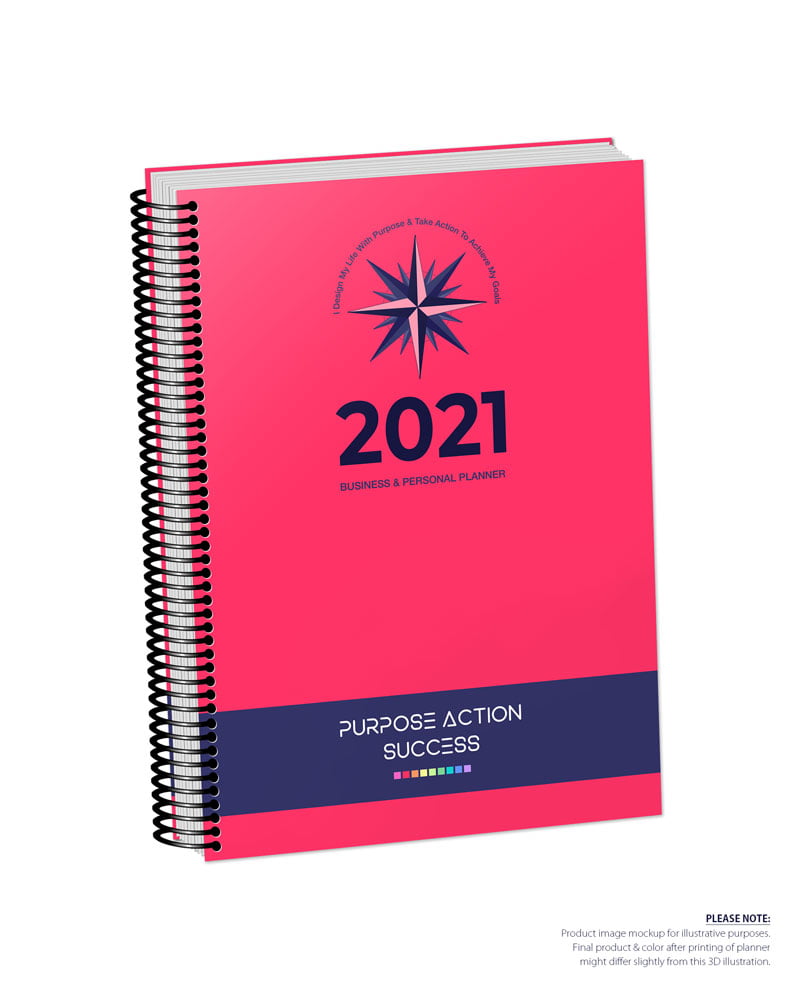 2021 MBS Business & Personal Planner - MBS Scarlet Color