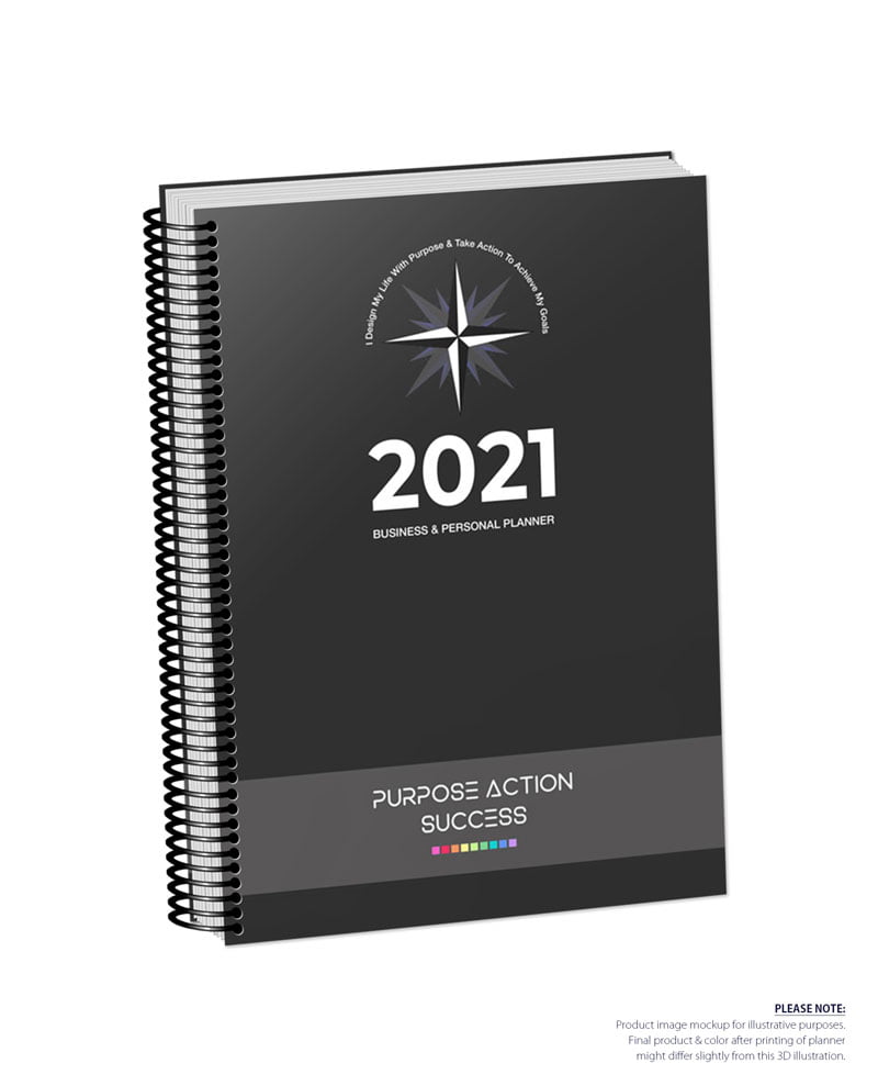 2021 MBS Business & Personal Planner - MBS Text Gray Color