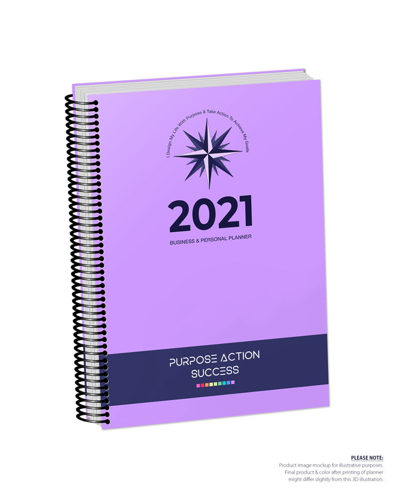 2021 MBS Business & Personal Planner - MBS Purple Color