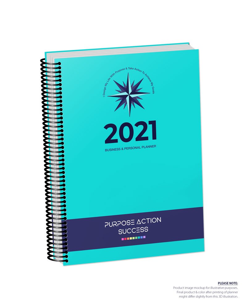 2021 MBS Business & Personal Planner - MBS Turquoise Color